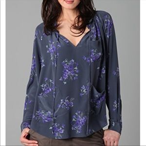 Rebecca Taylor beautiful silk floral top